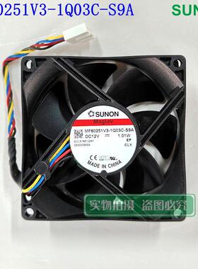 MF80251V3-1Q03C-S9A全新原装SUNON 8025 12V 1.01W四线散热风扇
