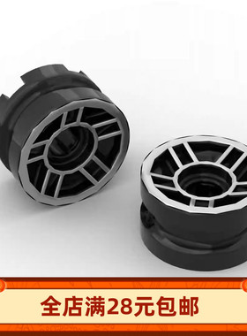 小颗粒积木MOC 50944pb01 51719 滑轮 轮毂拼装玩具配件