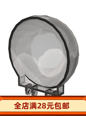50747小颗粒积木零件散件零配件 6x6x3双叉圆罩零件补件