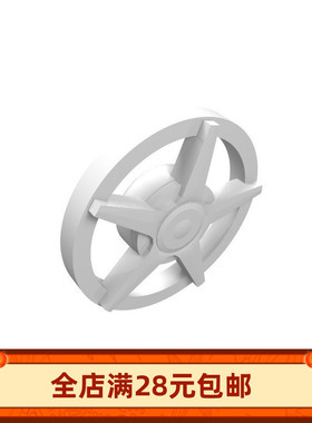 MOC 18978a 轮毂盖 交通件 小颗粒积木DIY配件道具