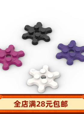 小颗粒积木MOC 35442 2x26齿轮转盘特殊板场景拼装玩具零配件DIY