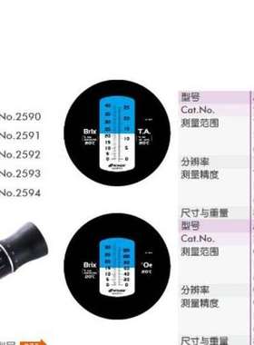 日本进口ATAGO爱拓MASTER-P/TA OE GOE KMW BAUME手持式折射计
