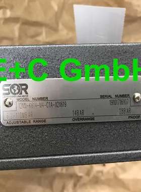 现货12NN-K614-M4-C1A-X2X619压力开关6.2-110mbar美国索尔SOR