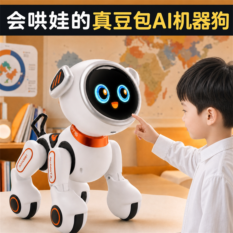 2026新款智能AI机械狗儿童喜欢