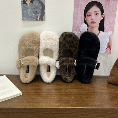 舒适浅口单鞋时尚2025年冬季新款