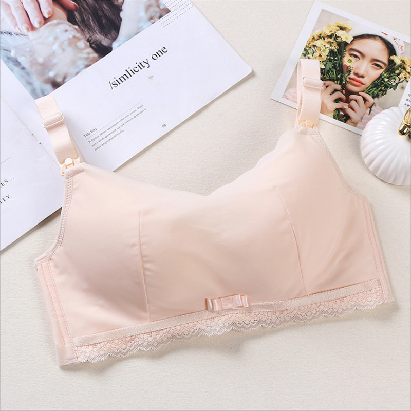 薄款哺乳文胸聚拢防下垂母乳纯棉里女喂奶超薄孕妇内衣夏季怀孕期