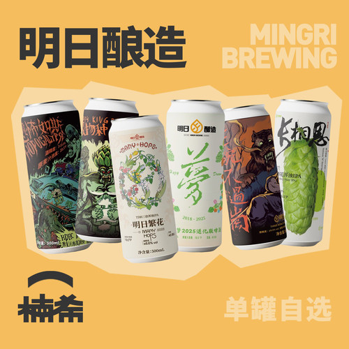 明日酿造IPA艾尔国产精酿啤酒