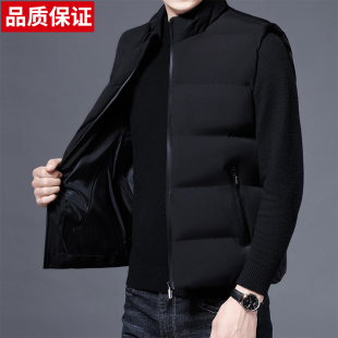 潮流帅气坎肩外穿保暖轻薄棉服背心马夹外套男 马甲秋冬款 冬季 男士