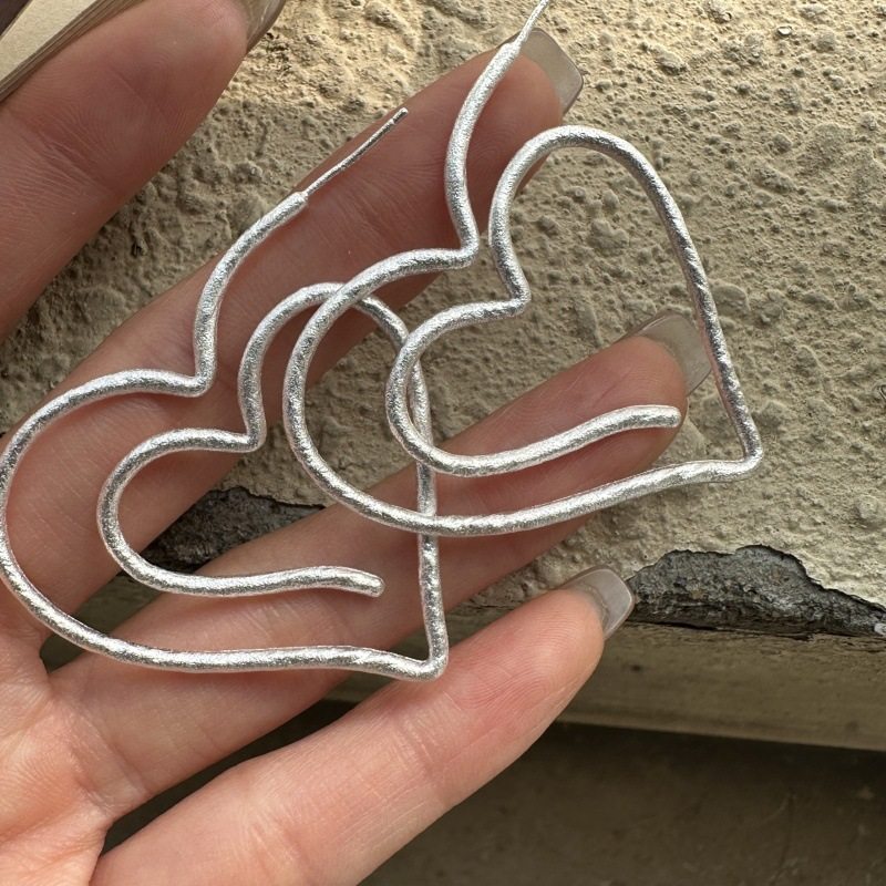 925纯银韩版小众设计感复古哑光线条耳环韩版韩式风复古耳饰品,饰品/流行首饰/时尚饰品新,银饰耳饰,淘宝优惠券,粉丝福利购,淘宝优惠卷