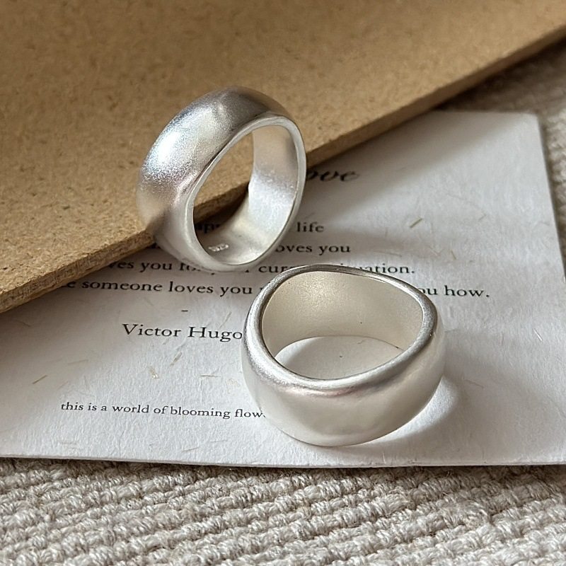S925纯银韩版小众设计感闭口重工日系博主指环韩国风时髦戒指,饰品/流行首饰/时尚饰品新,银饰戒指,淘宝优惠券,粉丝福利购,淘宝优惠卷