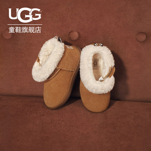 UGG儿童鞋加绒保暖短靴