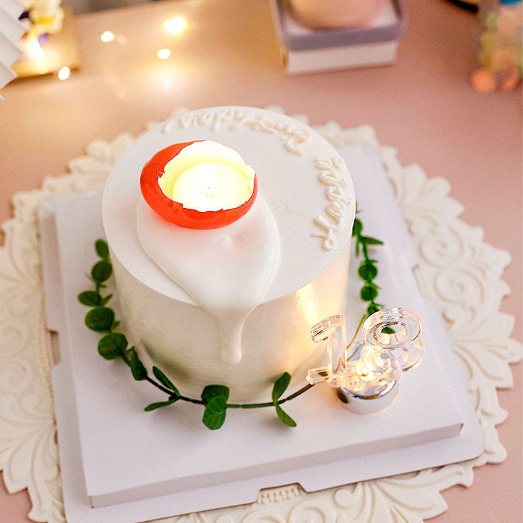 网红款生日蛋糕装饰摆件