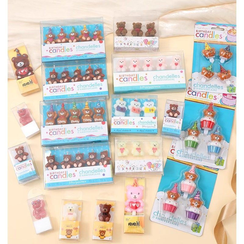 网红ins风可爱生日蜡烛派对帽小熊笑脸生日帽HBD生日快乐蛋糕蜡烛,节庆用品/礼品,蜡烛,淘宝优惠券,粉丝福利购,淘宝优惠卷