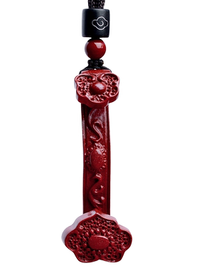 正品朱砂如意吊坠女钥匙扣挂件