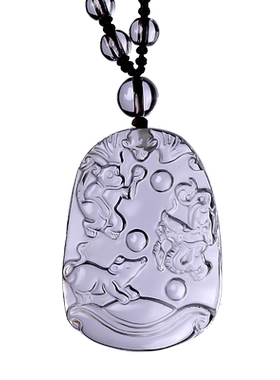 三合贵人十二生肖虎马狗挂件吊坠