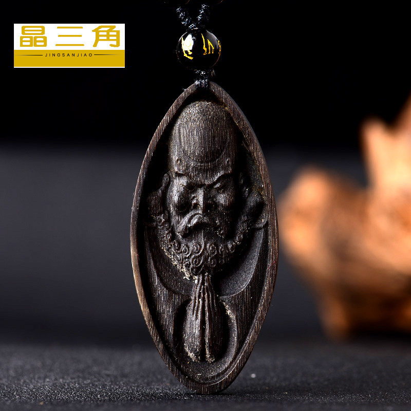 黑驴蹄子达摩祖师吊坠禅悟男女项链佛牌挂件吉祥物本命年挂坠饰品