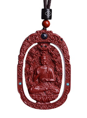 保真正品朱砂生肖本命佛狗猪吊坠