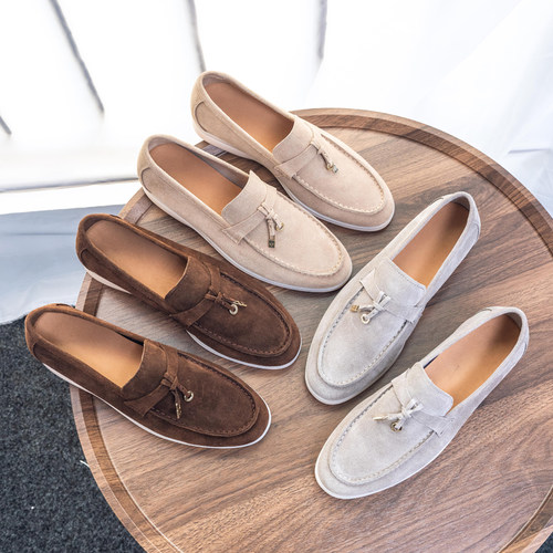 休闲男鞋懒人一脚蹬LP乐福鞋