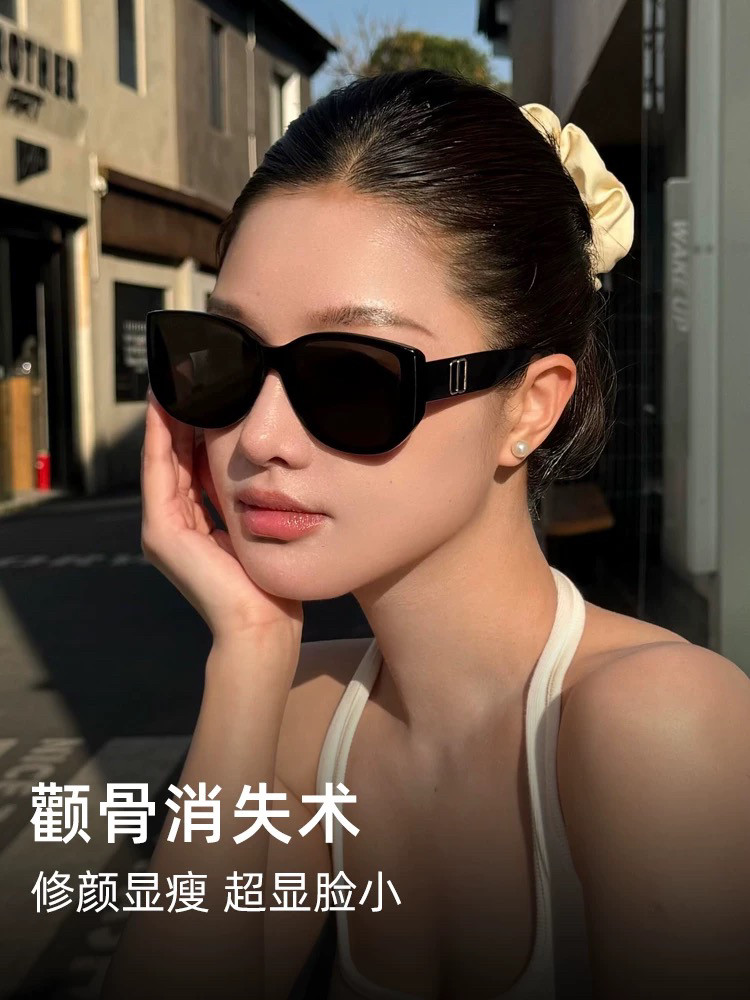 女款墨镜太阳镜遮阳镜开车驾驶镜防紫外线休闲户外潮流时尚板材AN