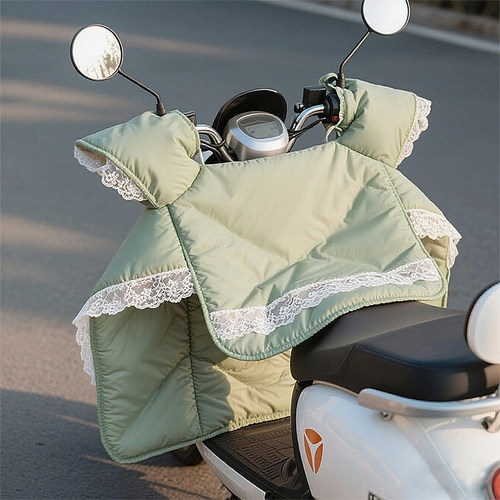 电动车挡风被冬季加绒加厚防水