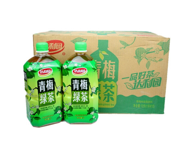 达利园青梅绿茶青梅味绿茶饮料一品好茶 茶饮料1lx12瓶北京包邮