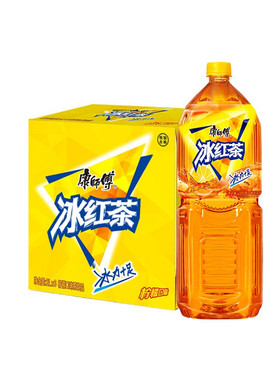 康师傅冰红茶柠檬口味茶饮料2Lx6瓶装整箱生日婚宴聚餐北京包邮