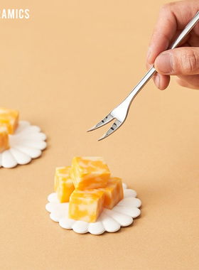 爱陶乐官方[Apartment]不锈钢叉子甜品水果蛋糕下午茶Loveramics