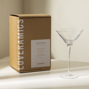 爱陶乐官方[Urban Glass]水晶玻璃高脚杯微醺鸡尾酒杯单只礼盒装