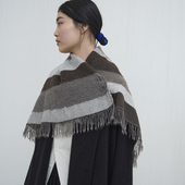 手工捻线石头围巾 NORLHA诺乐 25秋冬 牦牛绒