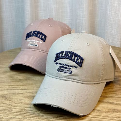 韩版字母刺绣棒球帽男女情侣款美