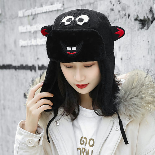 雷锋帽女韩版可爱潮流男冬季加厚保暖护耳秋东北青年火车头帽子