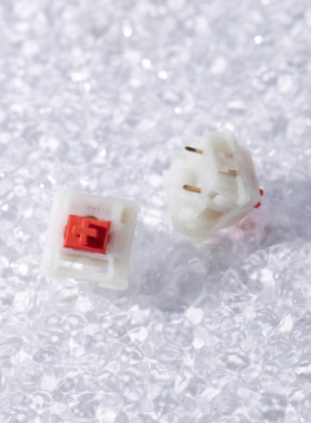 雾海晚山红轴 OG沙感轴 全行程4mm轴心触底 羽树