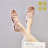 女夏季 女沙滩鞋 平底果冻凉鞋 洞洞鞋 轻便凉拖鞋 软底防滑拖鞋 休闲鞋