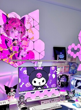 电竞Cololigh奇光板米家拾音量子灯RGB氛围灯nanolea智能蜂窝灯