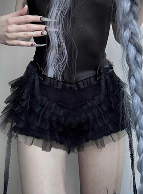 夏季法式蕾丝层叠蛋糕短裤 French Lace Layered Cake Shorts