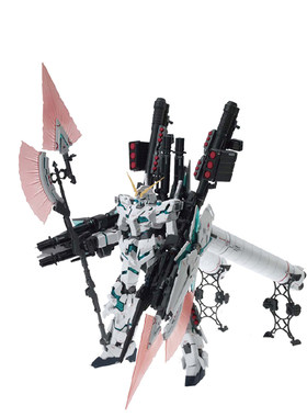万代全武装支架高达模型现货包邮