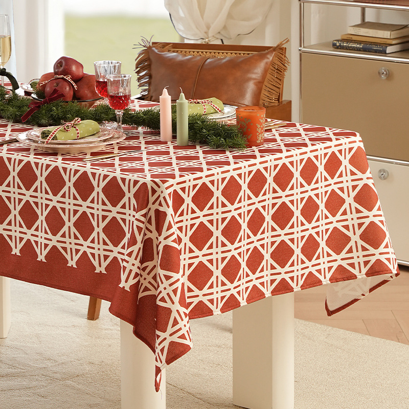 Rectangular Christmas atmosphere decoration tablecloth餐桌布