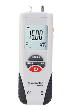 LCD HT-1890 Digital Manometer Air Pressure Meter Pressure