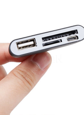 All in one  4 in 1 OTG/TF/SD Smart Card Reader with读卡器