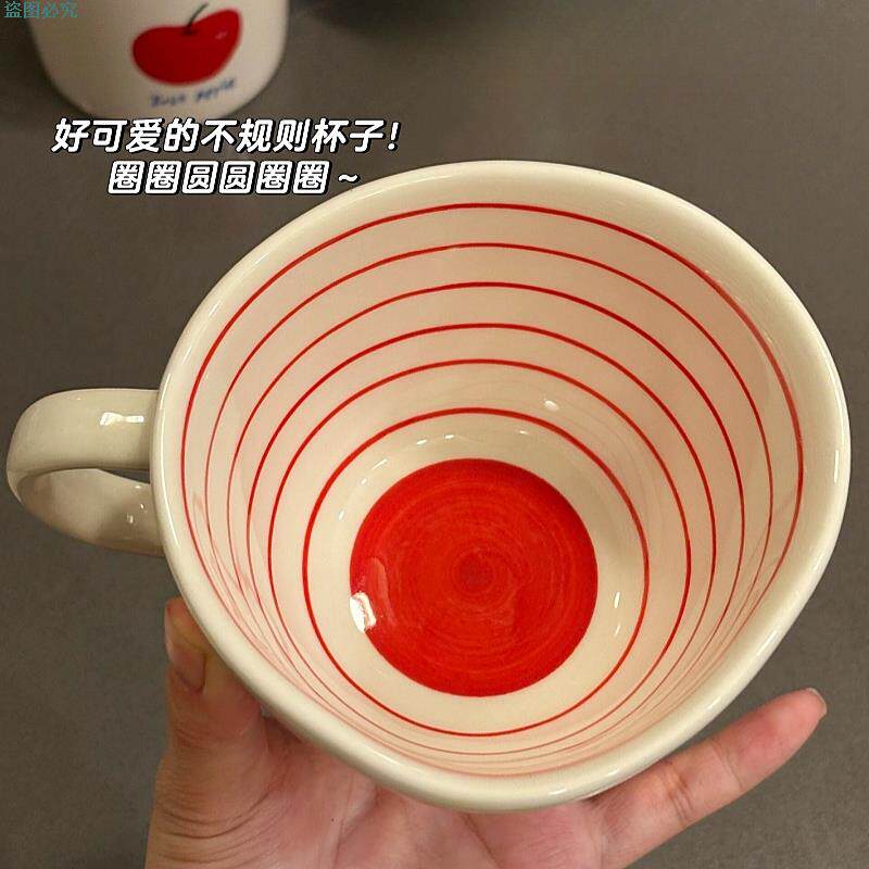 【好物先享】手绘陶瓷马克杯咖啡水杯子本来不该有女士个人专用