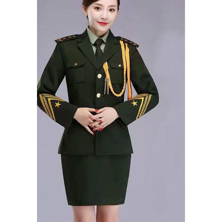 中学生升旗仪式仪仗队服装鼓乐队合唱团礼服男女升旗手护卫队服装