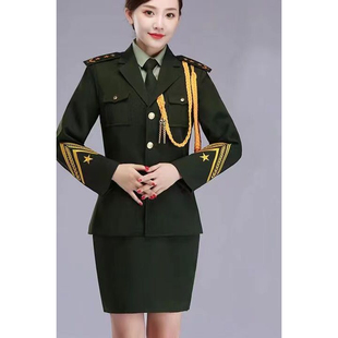 学生升旗手服成人军乐队文工团合唱服学校仪仗队鼓号队礼服春秋款