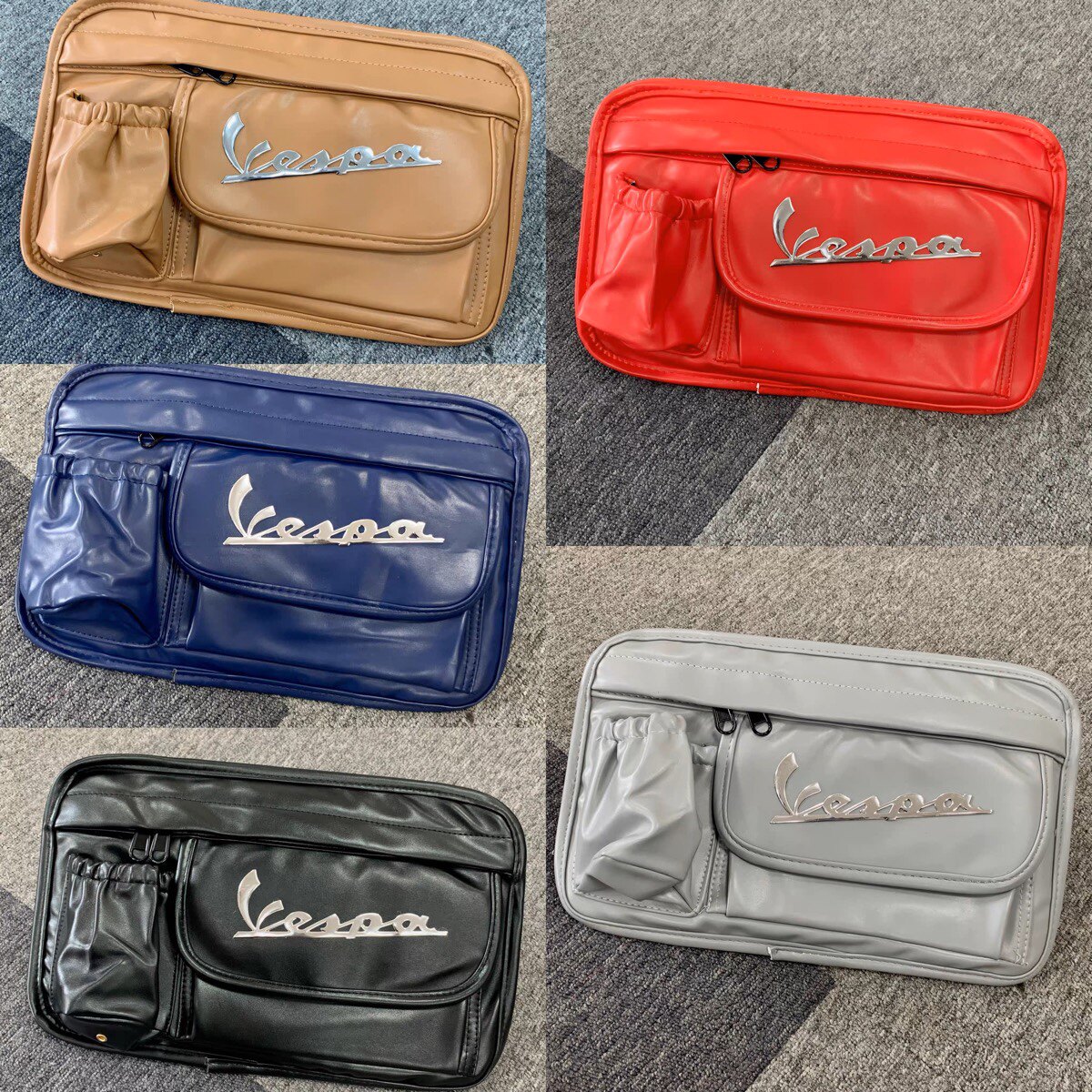 维斯帕VESPA GTS300手套箱皮包收纳包GTV储物车头挂包冲刺春天150