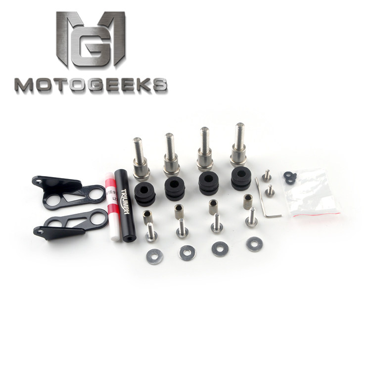 凯旋摩托车车把改装手机减震支架