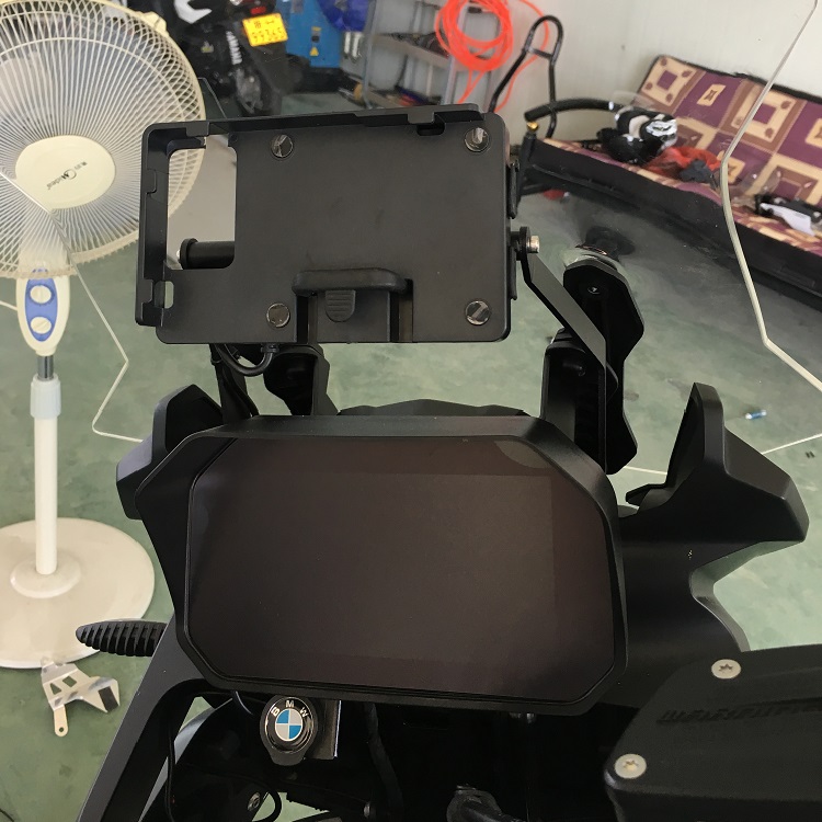 适用宝马F750/850/700/800 ADV改装手机支架 导航固定座手机夹USB