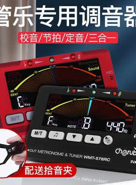 小天使WMT-578RC长笛/萨克斯/小号/黑管校音管乐调音器专用节拍器