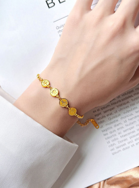 中国风幸运手链平安喜乐轻奢设计