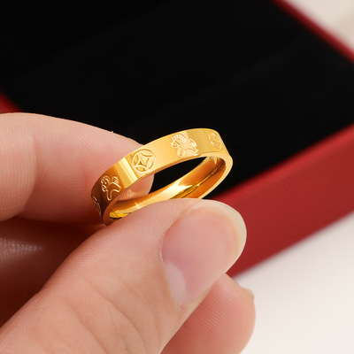 2026新款钛钢情侣对戒