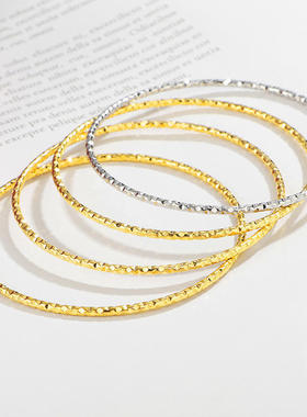 闪亮轻奢高级感满天星手镯女时尚小众设计叠戴手环钛钢个性手饰