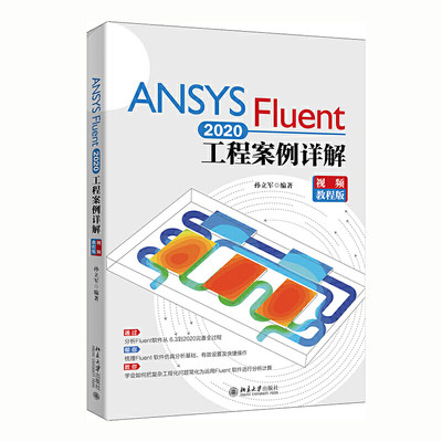 正版现货 ANSYS Fluent 2020工程案例详解 视频教程版 孙立军 北京大学出版社9787301320488